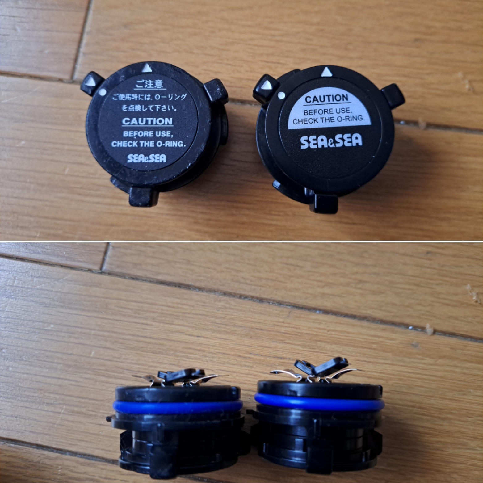 ストロボのバッテリーキャップ